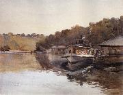 Julian Ashton Mosman Ferry 1888